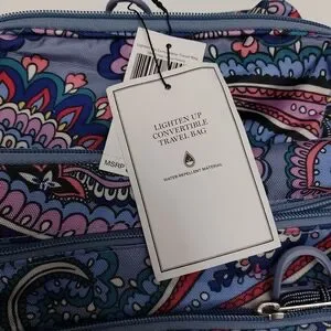 Vera Bradley LightenUp Convertible Travel Bag Makani Paisley NWT Vera - We just can main image 4
